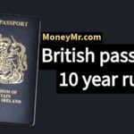 British passport 10 year rule